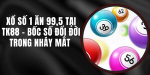Xổ Số 1 Ăn 99,5 Tại TK88 - Bốc Số Đổi Đời Trong Nháy Mắt